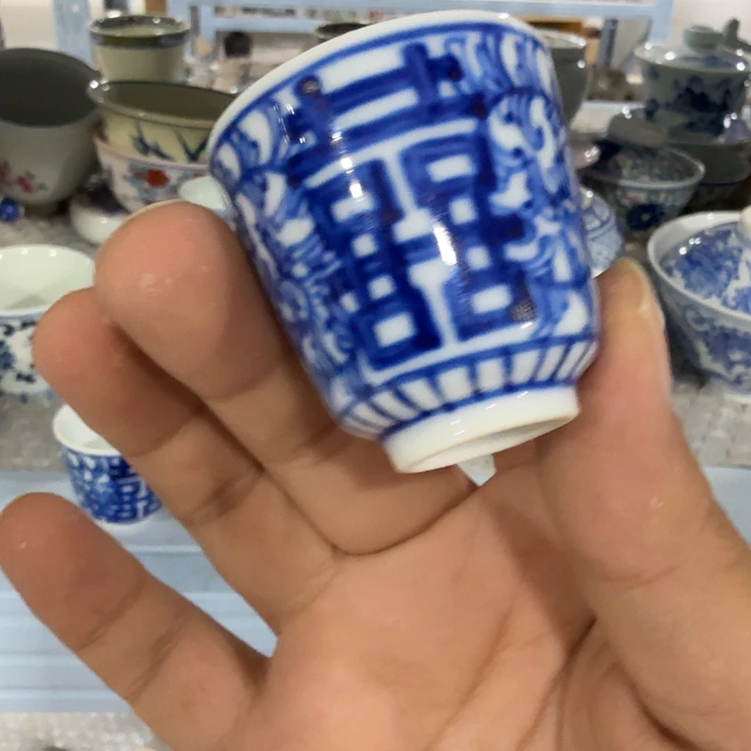 瓷片摆件手绘瓷器处理