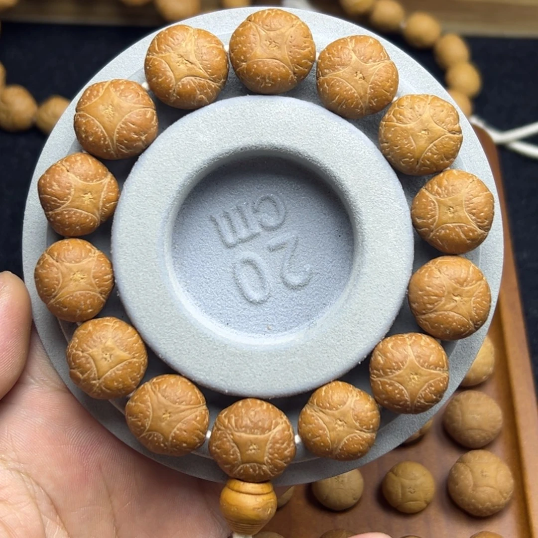 手串凤眼菩提18油皮麒麟眼单圈