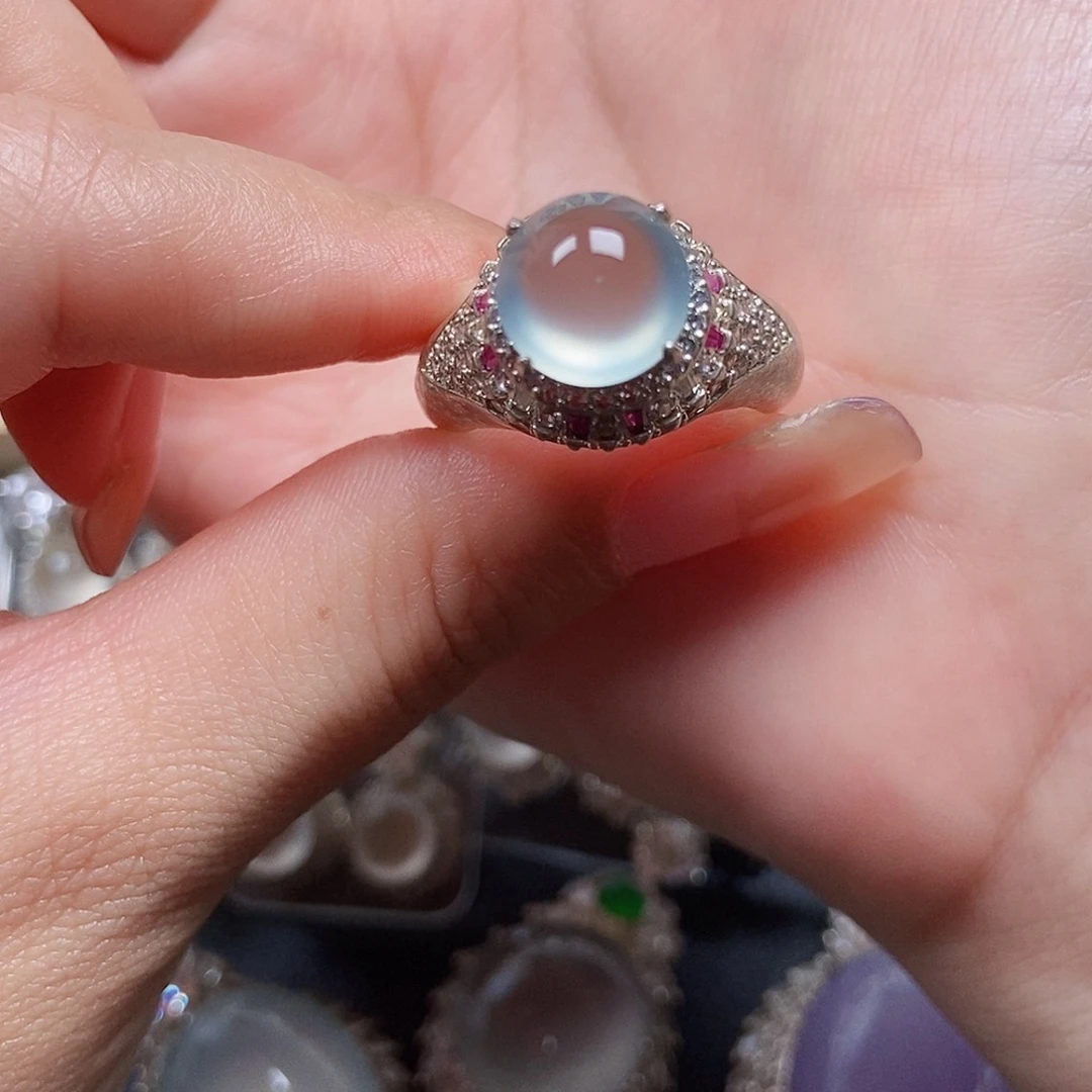 翡翠未镶嵌戒指翡翠戒指