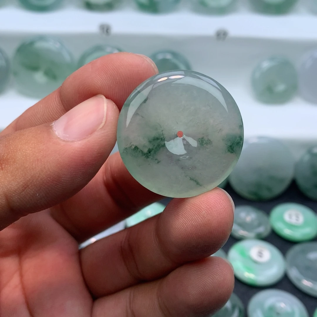 翡翠未镶嵌颈饰缅甸天然A货翡翠31.6-6.0