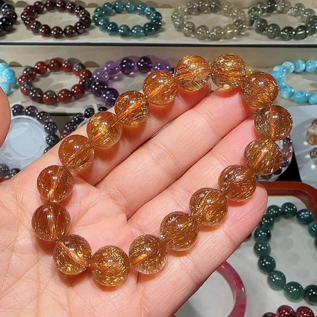 手链未镶嵌水晶发晶手链