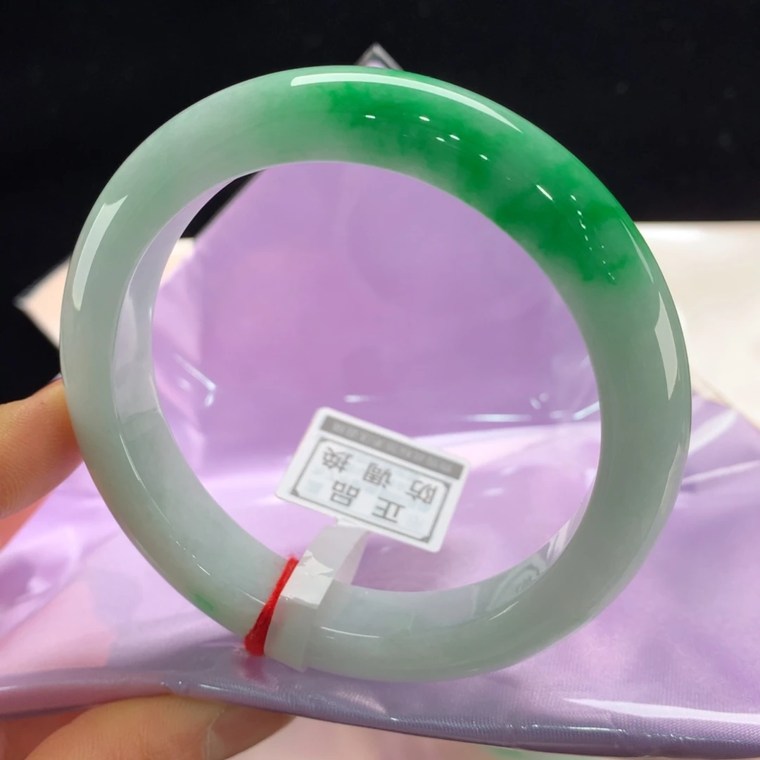 翡翠未镶嵌手镯0060