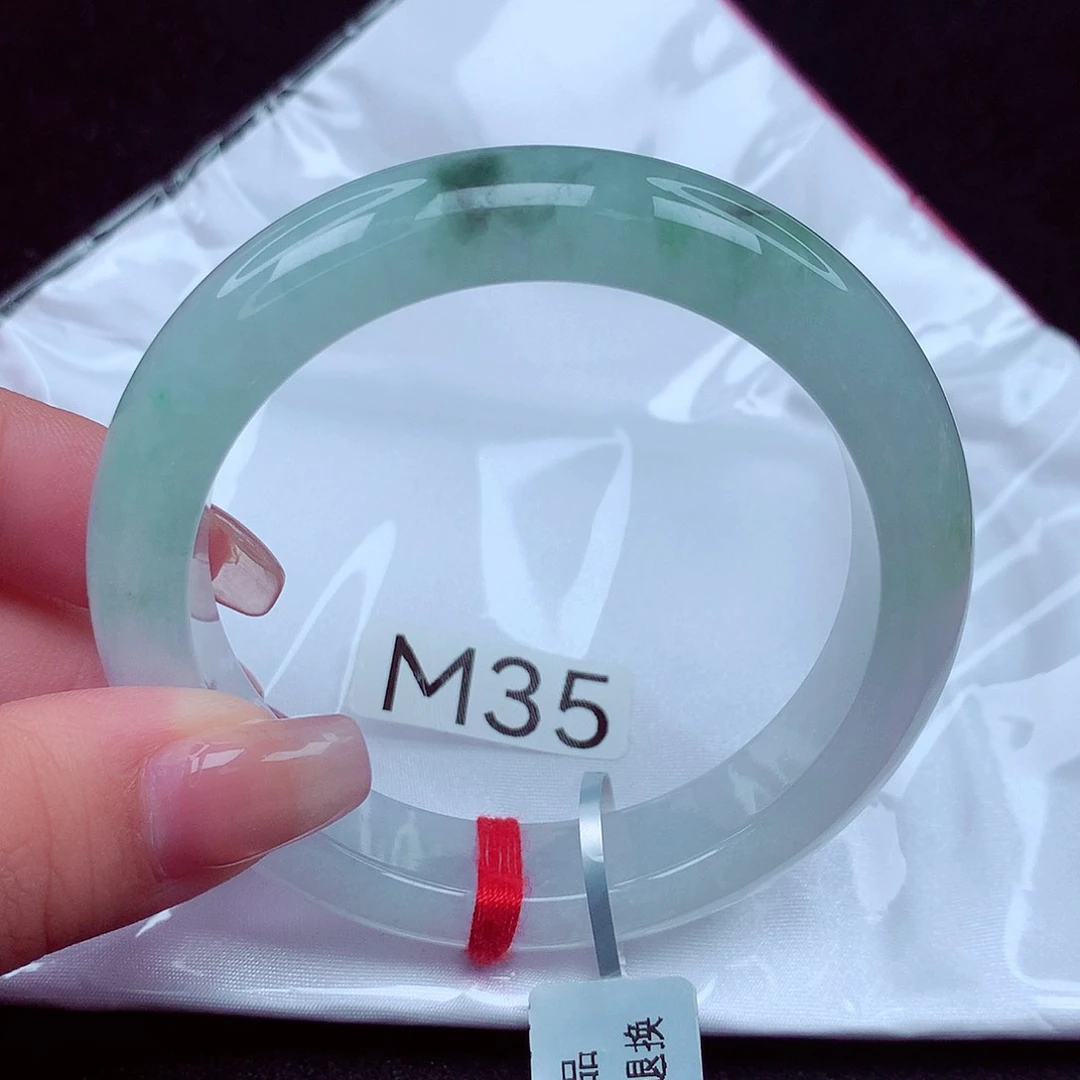 翡翠手镯未镶嵌天然缅甸翡翠A货