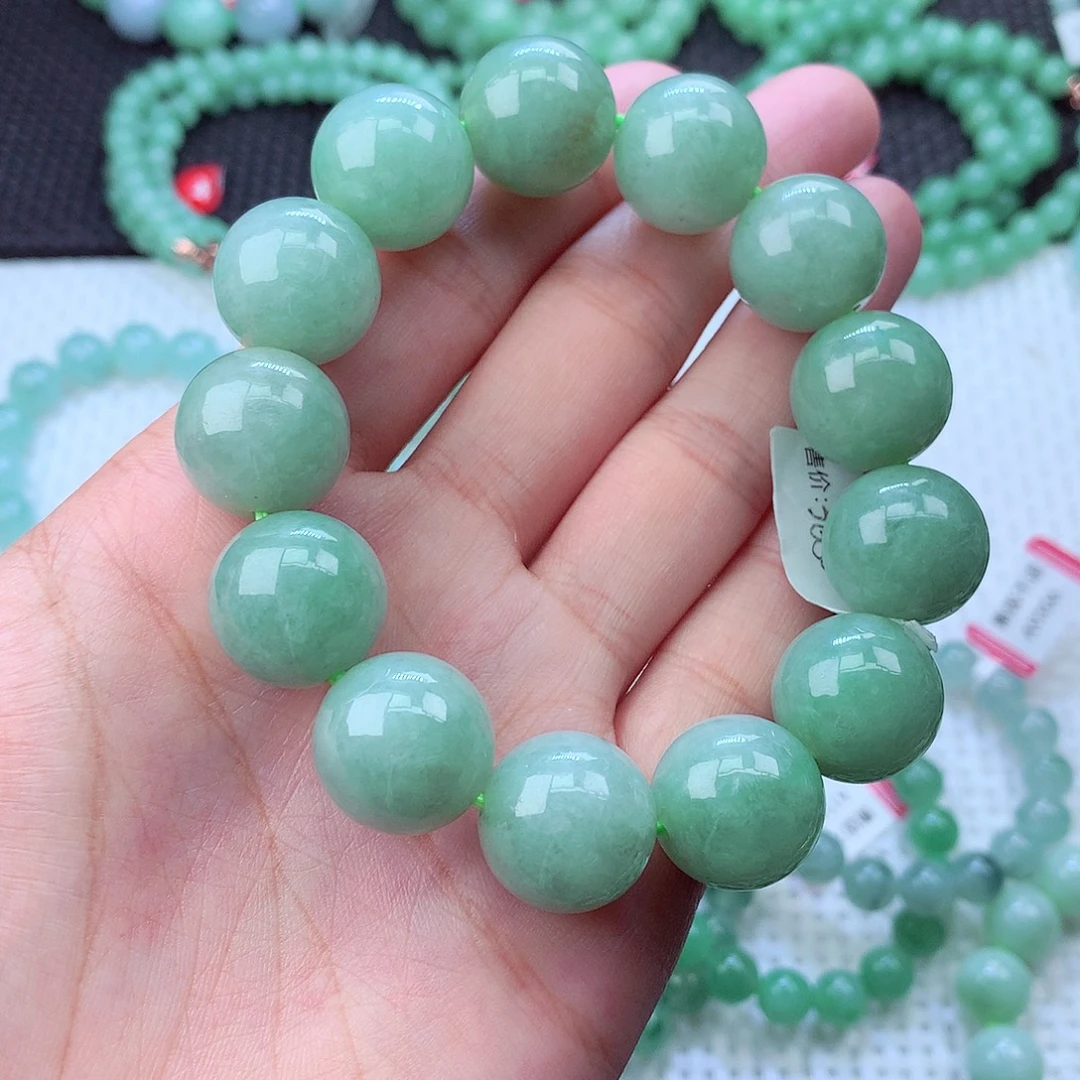 翡翠未镶嵌毛衣链卡16.8