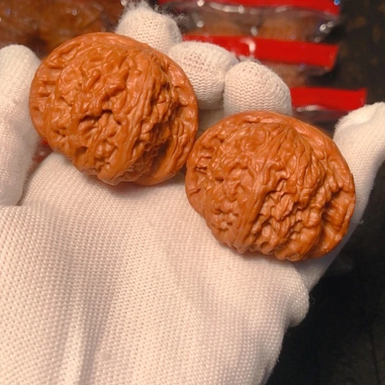 把件文玩核桃闷白44