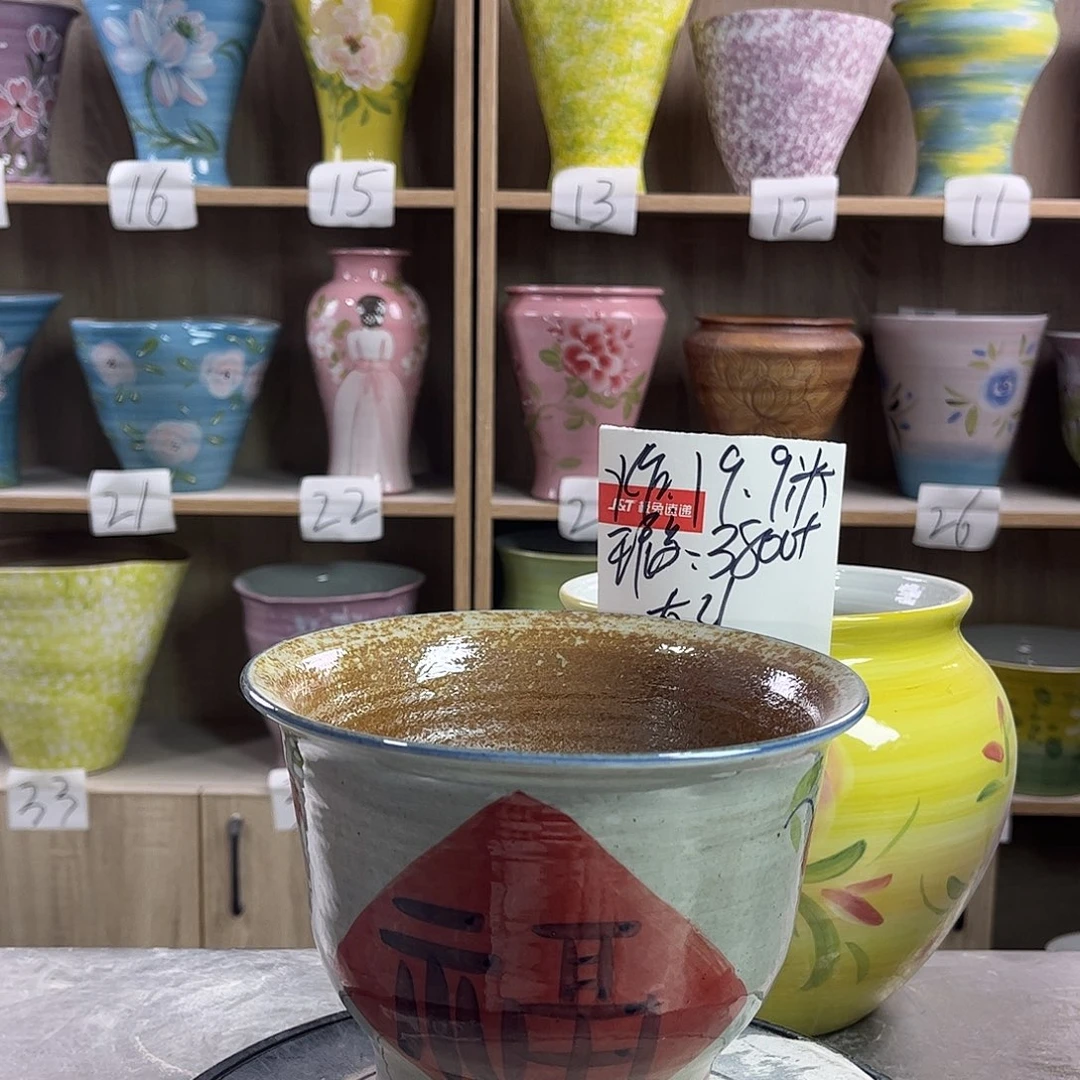 景德镇陶瓷花盆花盆