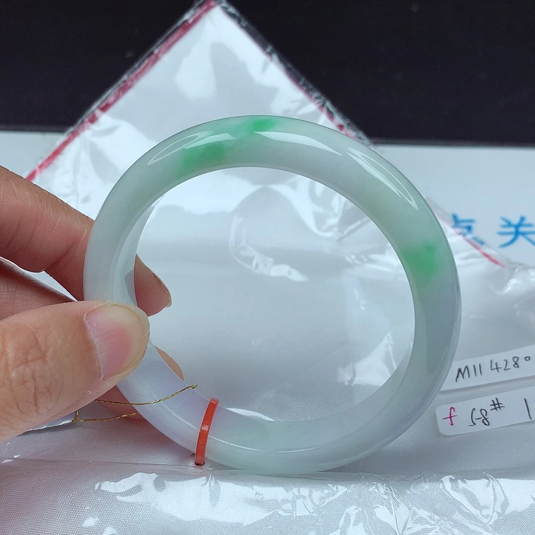 翡翠未镶嵌手镯58圈4280