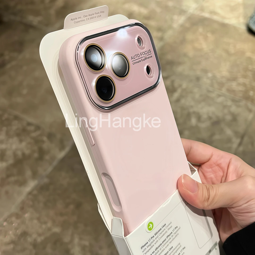 大视窗水晶镜头膜液态硅胶适用iPhone17promax手机壳16/15pro/13