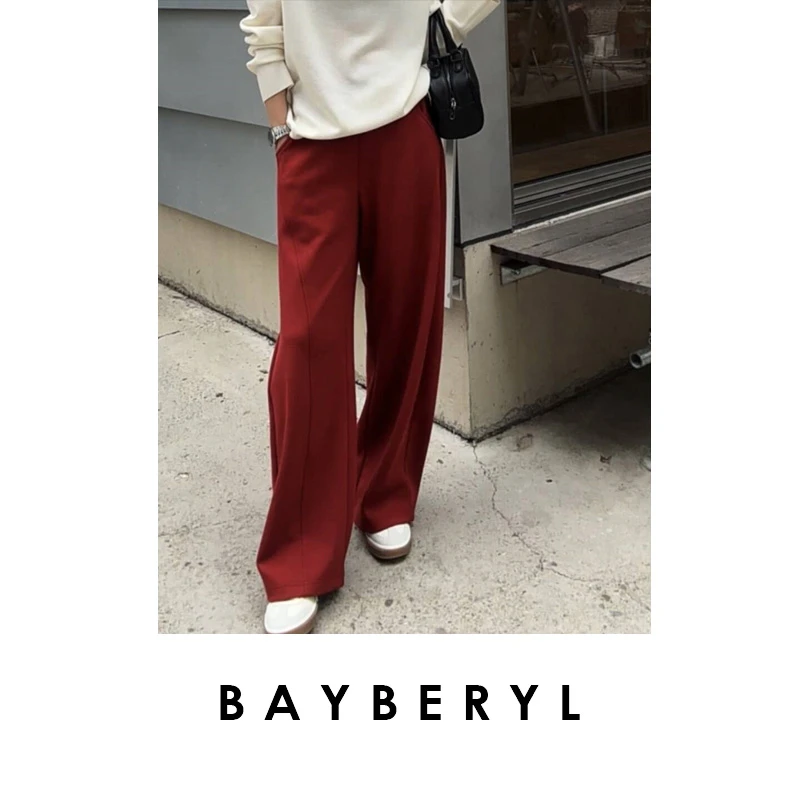 CC10-BAYBERYL老贝重塑裤*解构宽松松紧百搭时尚休闲裤XXK5G1801