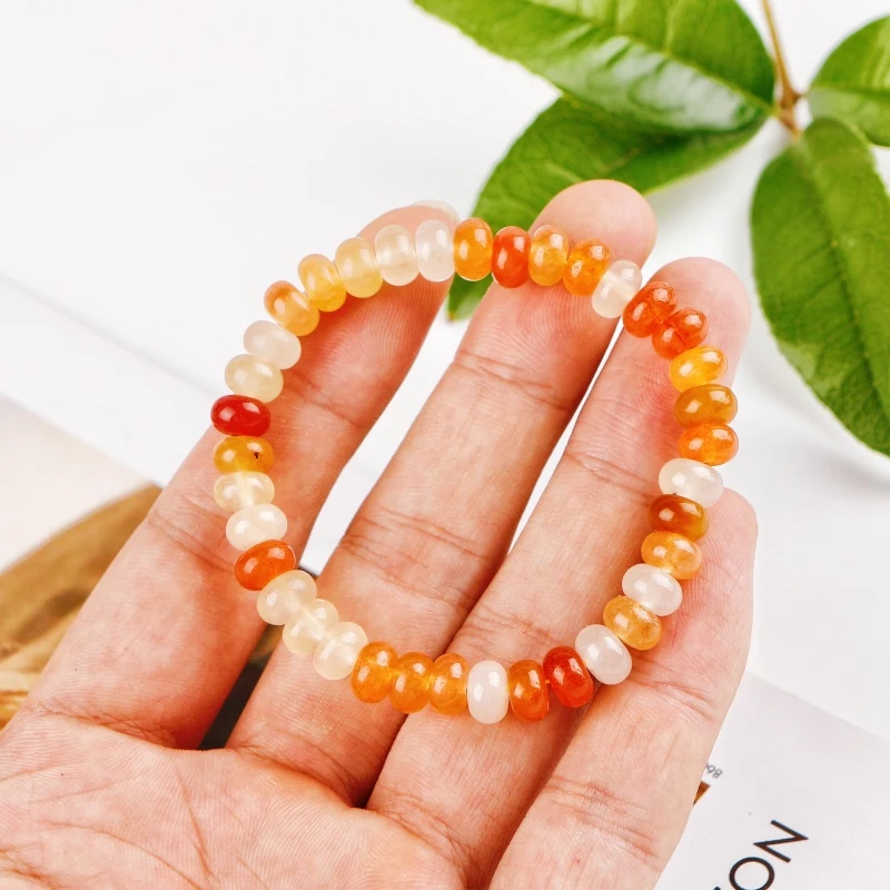 015金丝玉算盘珠手链