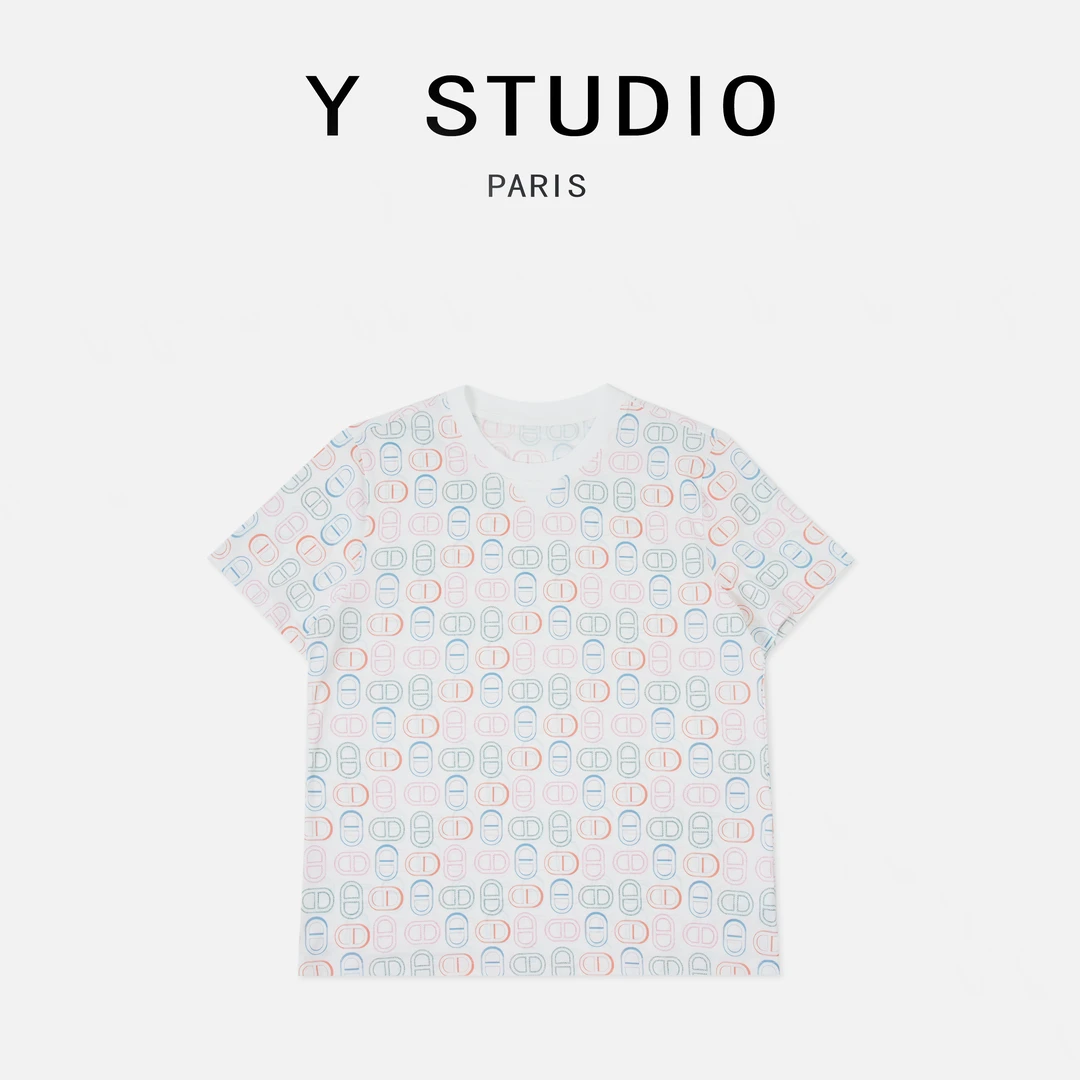 【大妮专属】（天边彩霞）2025夏季高街时尚气质百搭休闲圆领短袖T恤