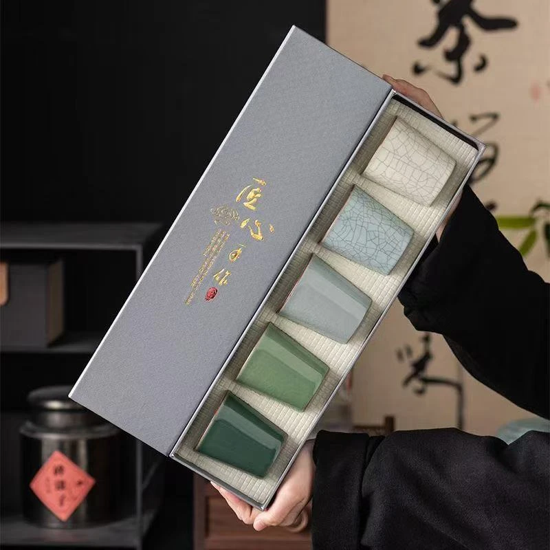 汝窑五色主人杯可乐杯