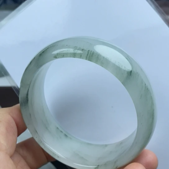 石英质玉（金丝玉）未镶嵌手镯