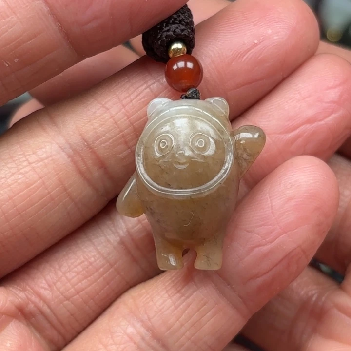 和田玉吊坠未镶嵌～**雪