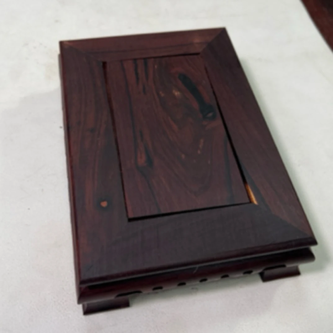 红酸枝明式长方花台花瓶摆件底座014