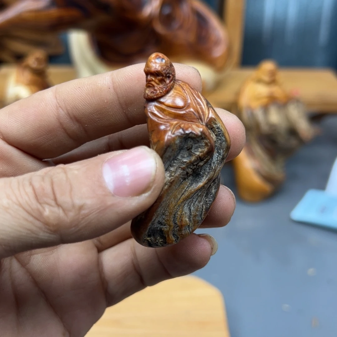 风***你木崖柏木摆件手把件