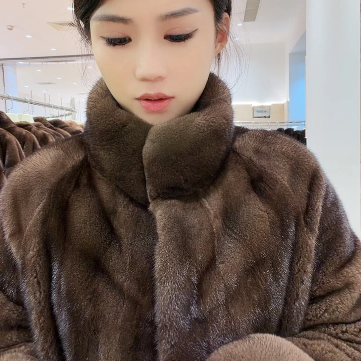 水貂皮进口貂皮大衣