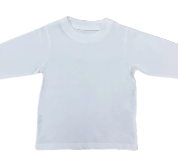 【新粉体验，不找差价】 D407，新款白色山系男女宝同款长袖T恤