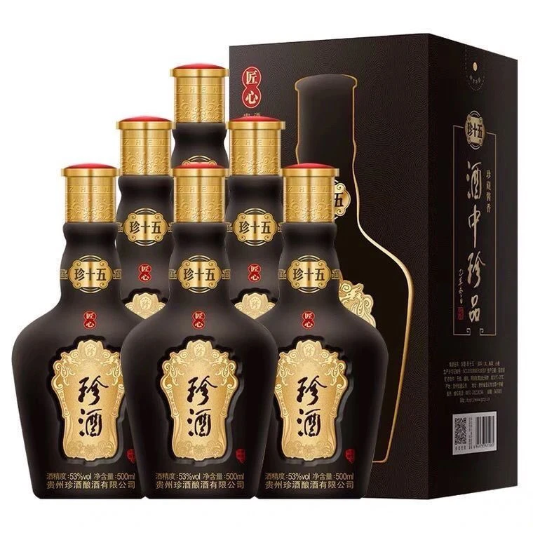 珍酒珍十五  500ml单瓶装-酱香型白酒53度