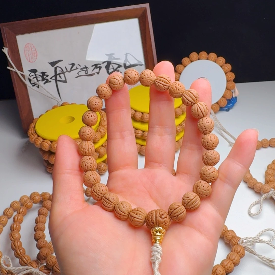 桃核手串10➕肉脐小馒头