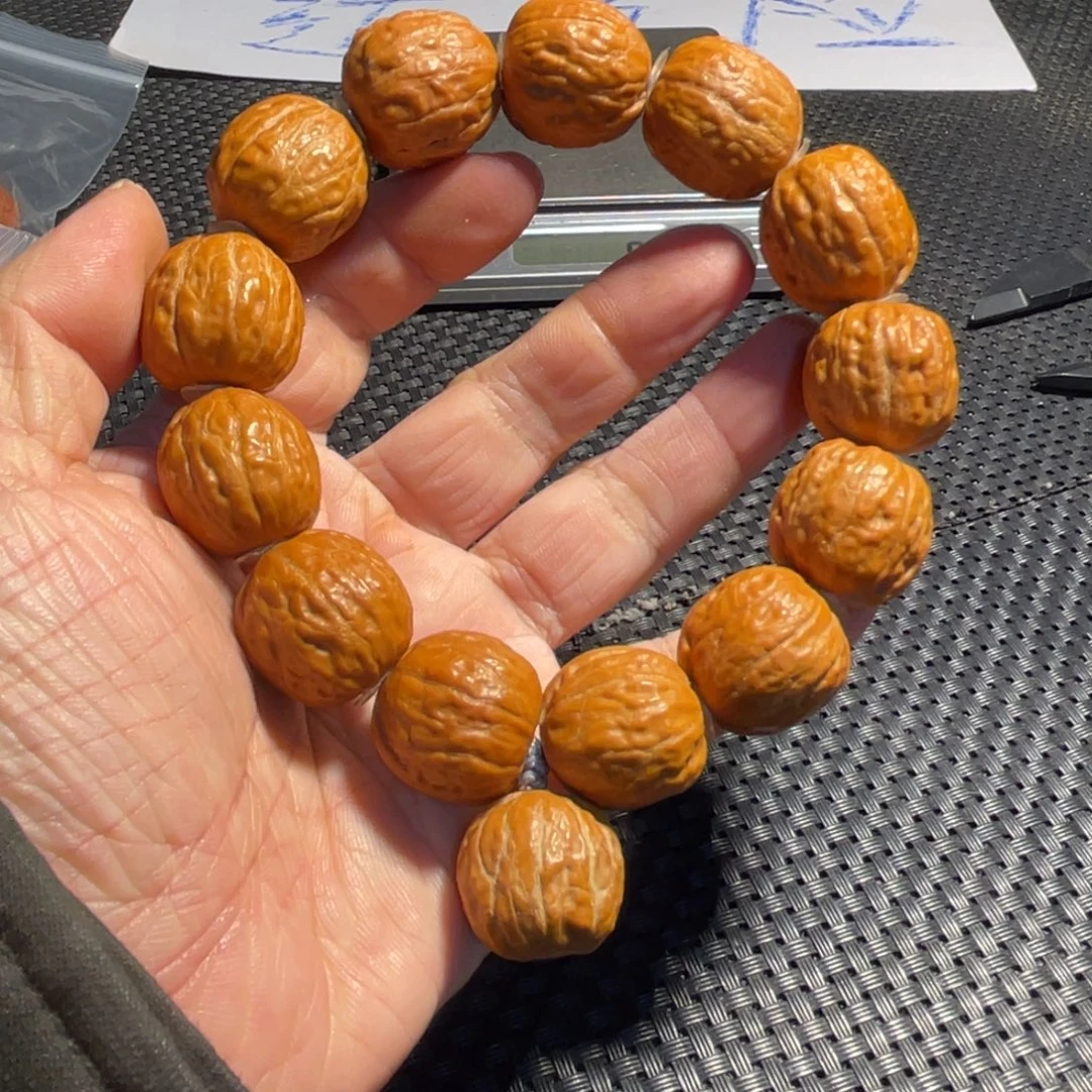 文玩核桃手串陨石纹20
