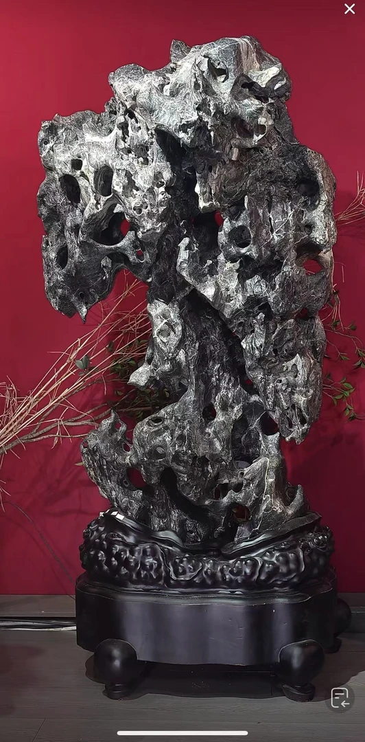 太湖石老藏厅堂重器高180宽85