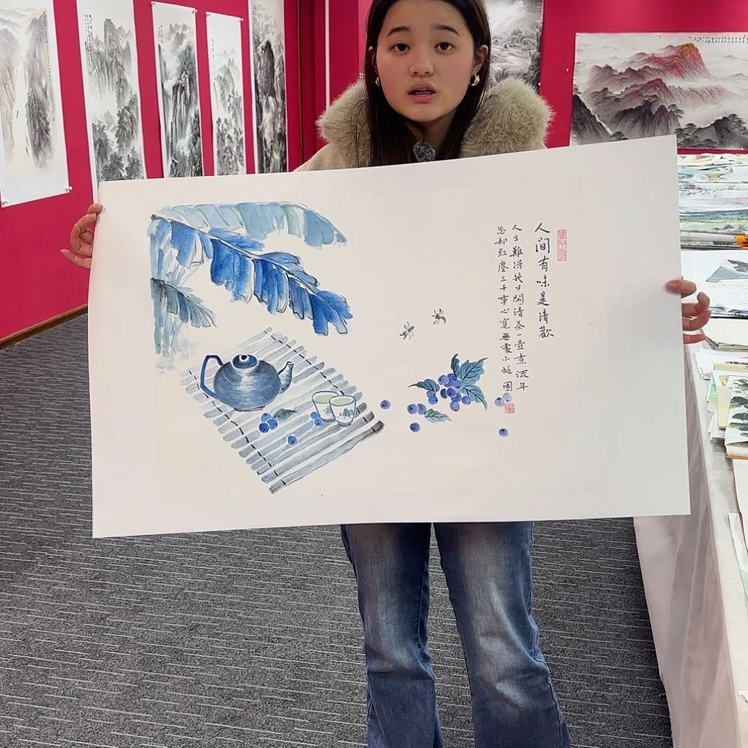 国画国画作品纯手绘