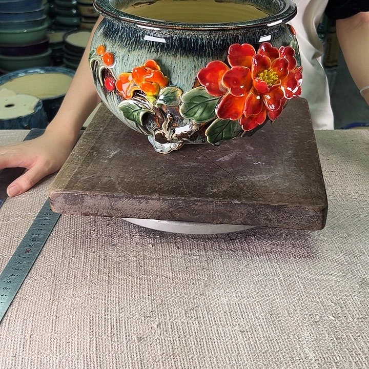 泳坤堂石湾盆陶瓷
