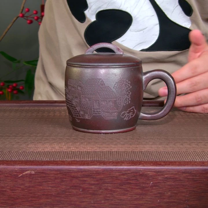 茶杯紫砂高货放漏