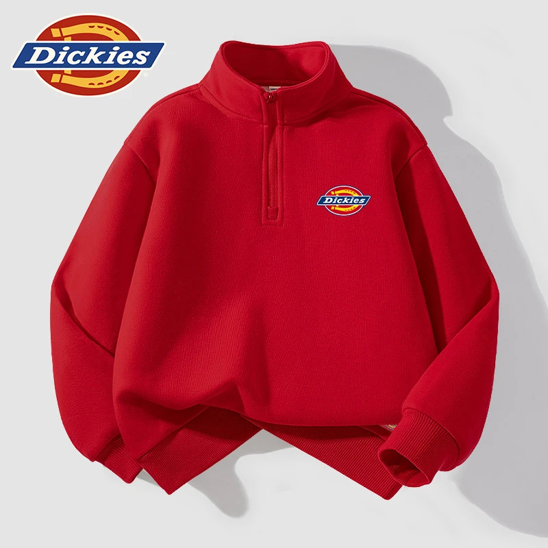 Dickies童装男童卫衣秋款2025新款儿童春装上衣小男孩透气运动服