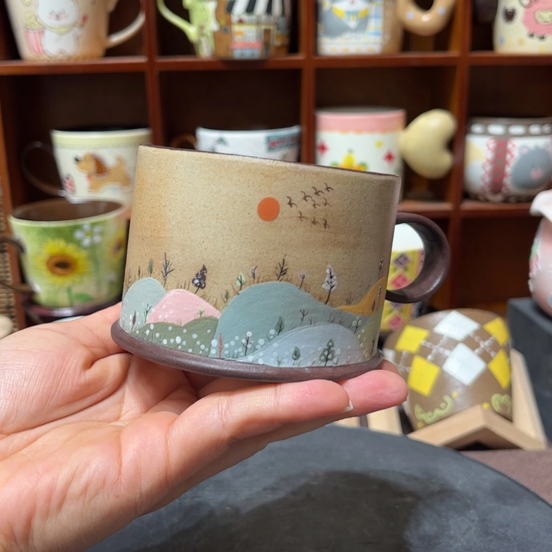 陶杯子景德镇陶瓷马克杯