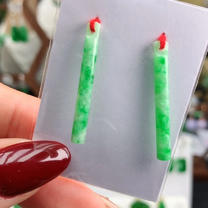 未镶嵌翡翠耳饰耳饰