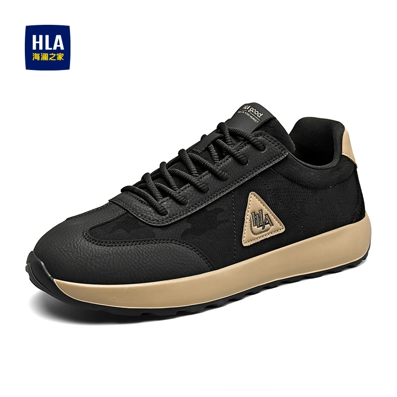 海澜之家板鞋男款2025秋冬新款百搭潮流休闲鞋厚底增高防滑耐磨