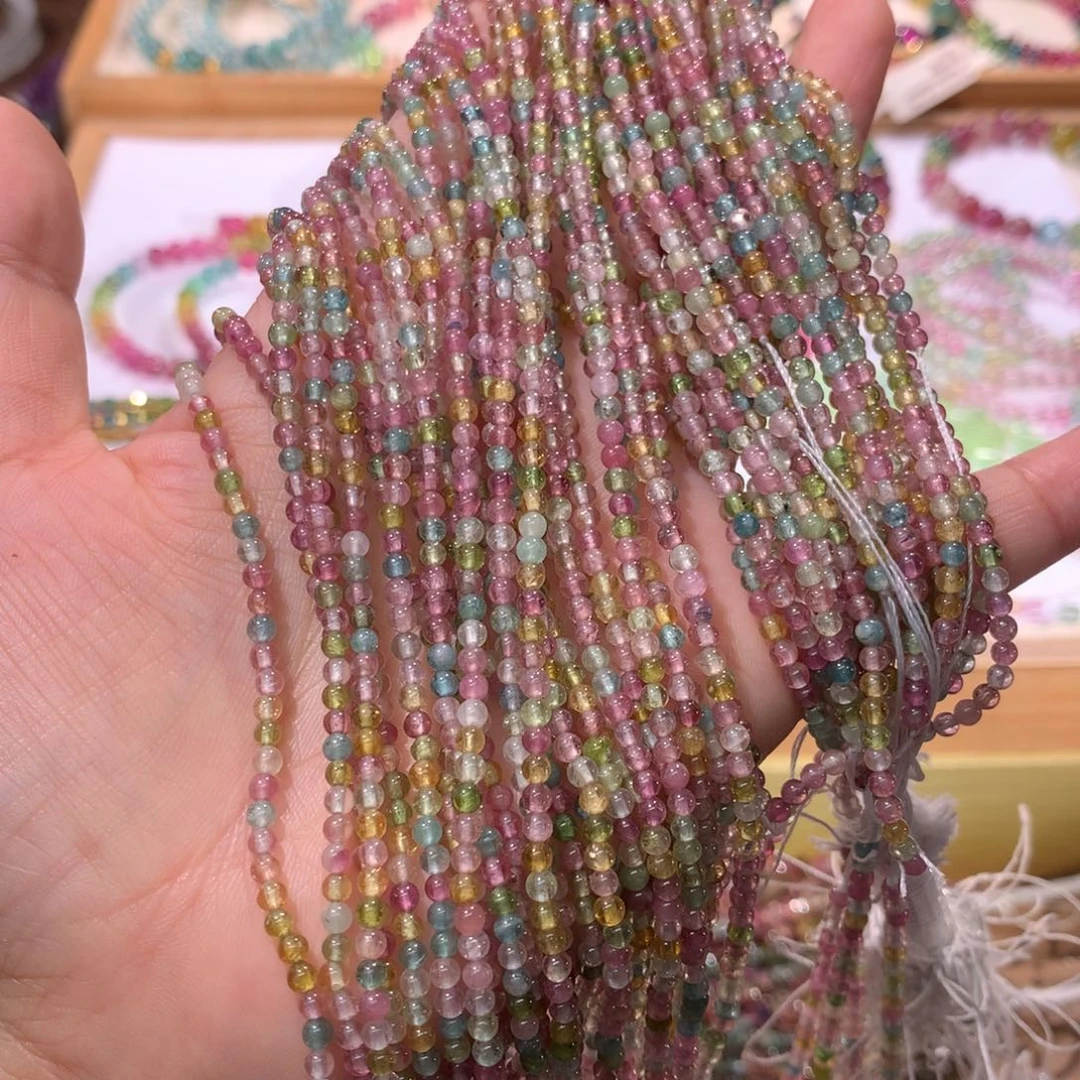 半成品未镶嵌碧玺多样性发其一