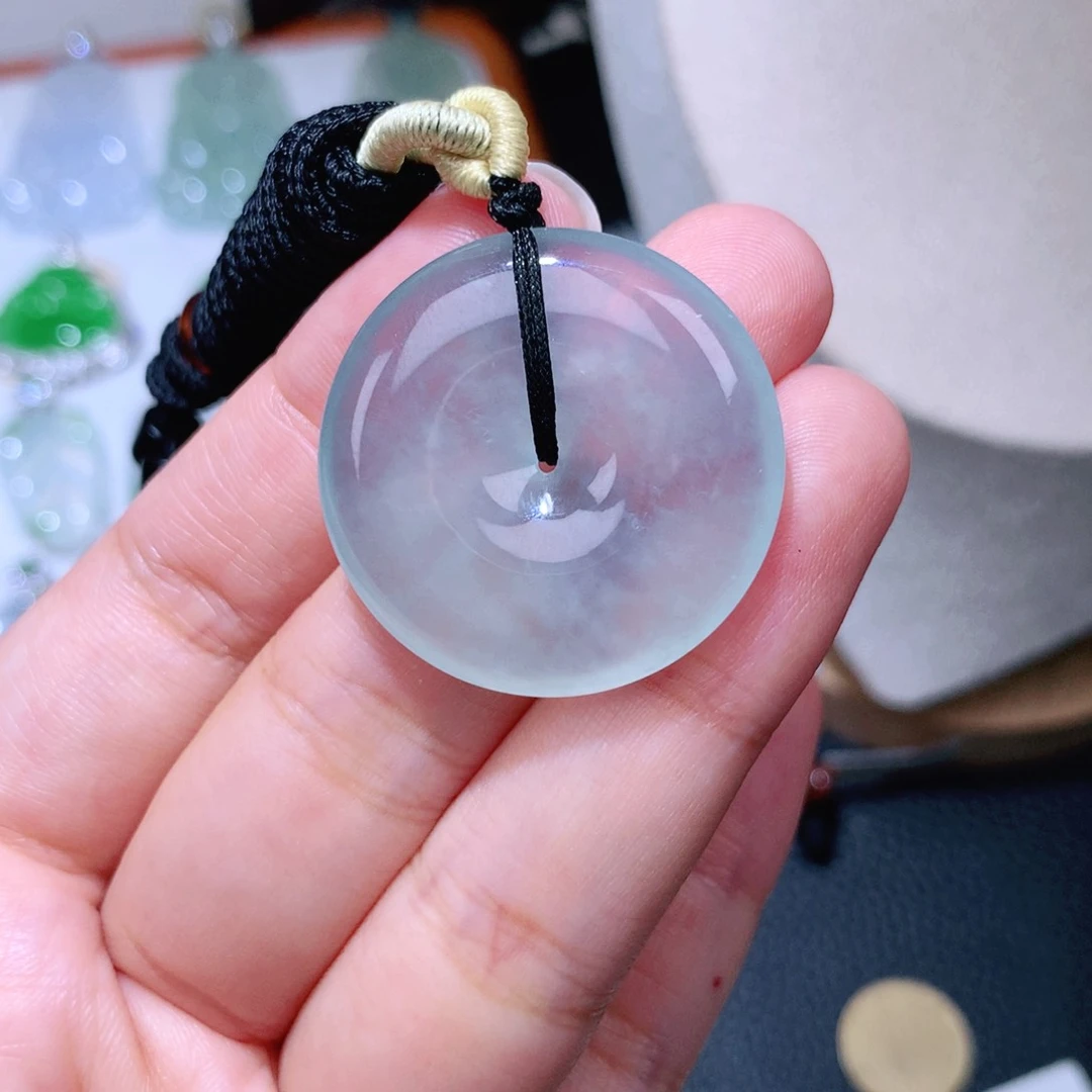 颈饰未镶嵌翡翠扣子