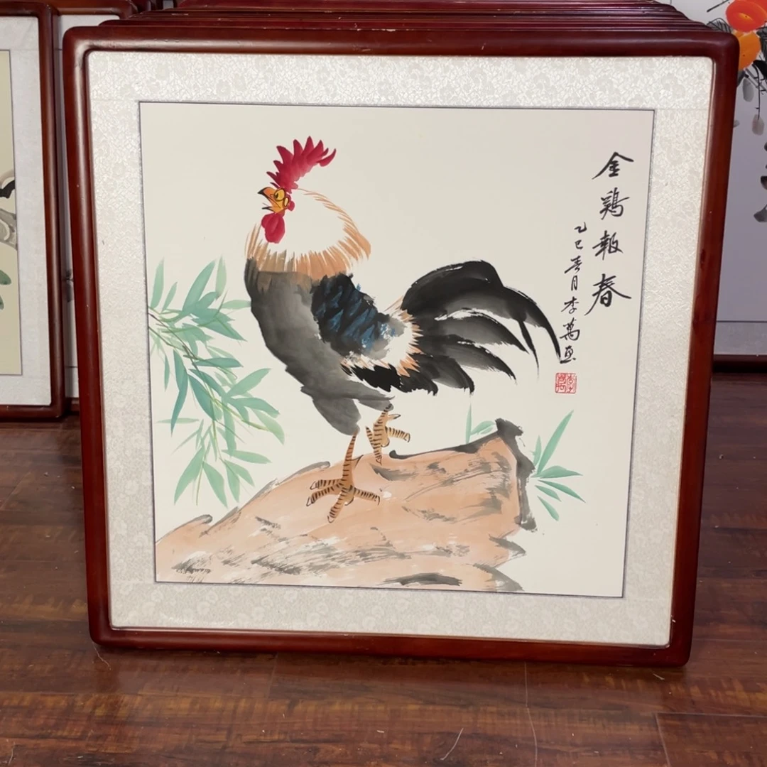 国画带框尺寸63*63厘米