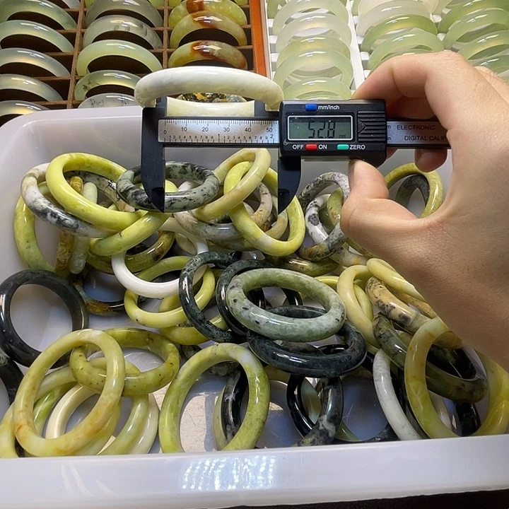 蛇纹石玉合金手镯