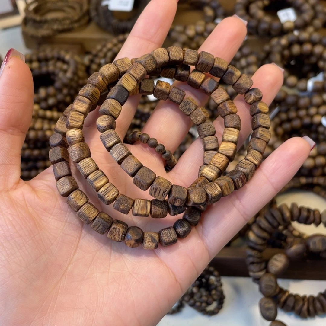 沉香卡6方糖单圈3-4克