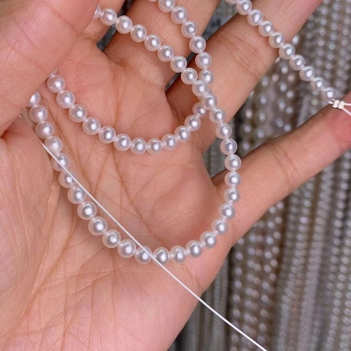 未镶嵌闪购 半成品淡水珍珠妞*