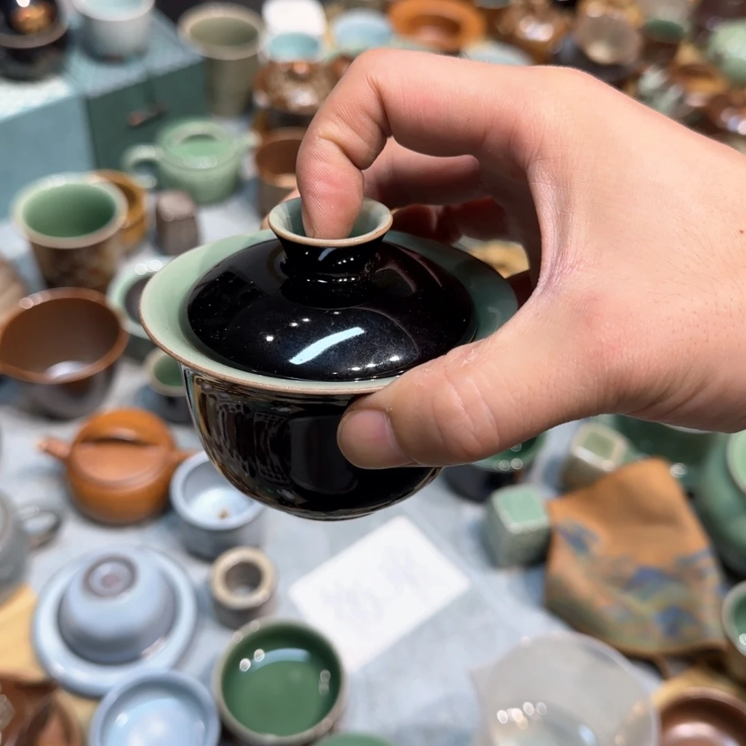 小金茶具青瓷茶器