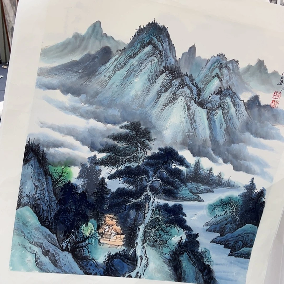 国画事事顺心如意万事如意