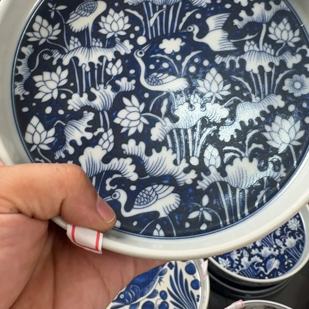 摆件青花一路连科大壶承
