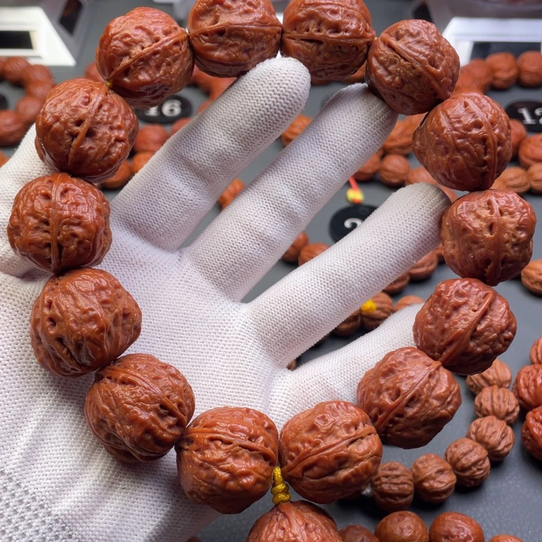 文玩核桃手串野生核桃异形核桃蛙秋子手持