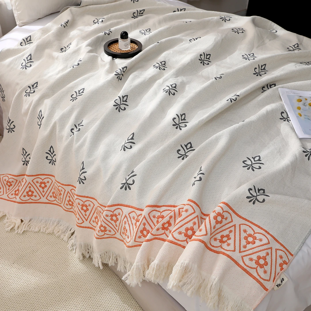 【澜瑶D】200*230雨露麻羊绒软绵毯