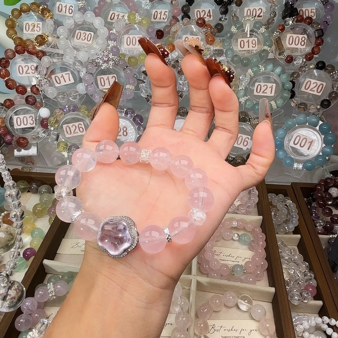 银S925镶嵌手链水晶9999