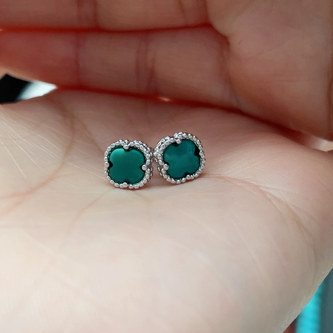 绿松石戒指银S925镶嵌