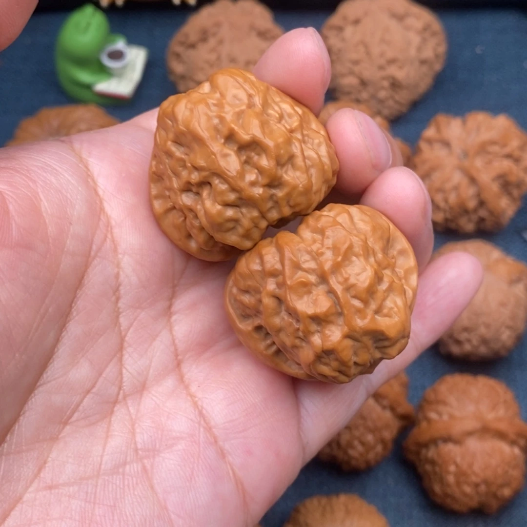 文玩核桃把件35肌肉蛙