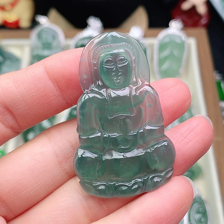 颈饰未镶嵌翡翠吊坠