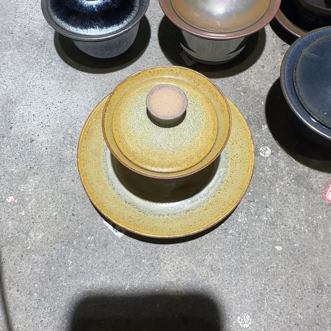小***瓜茶盏福建盏茶器盖碗瑕疵