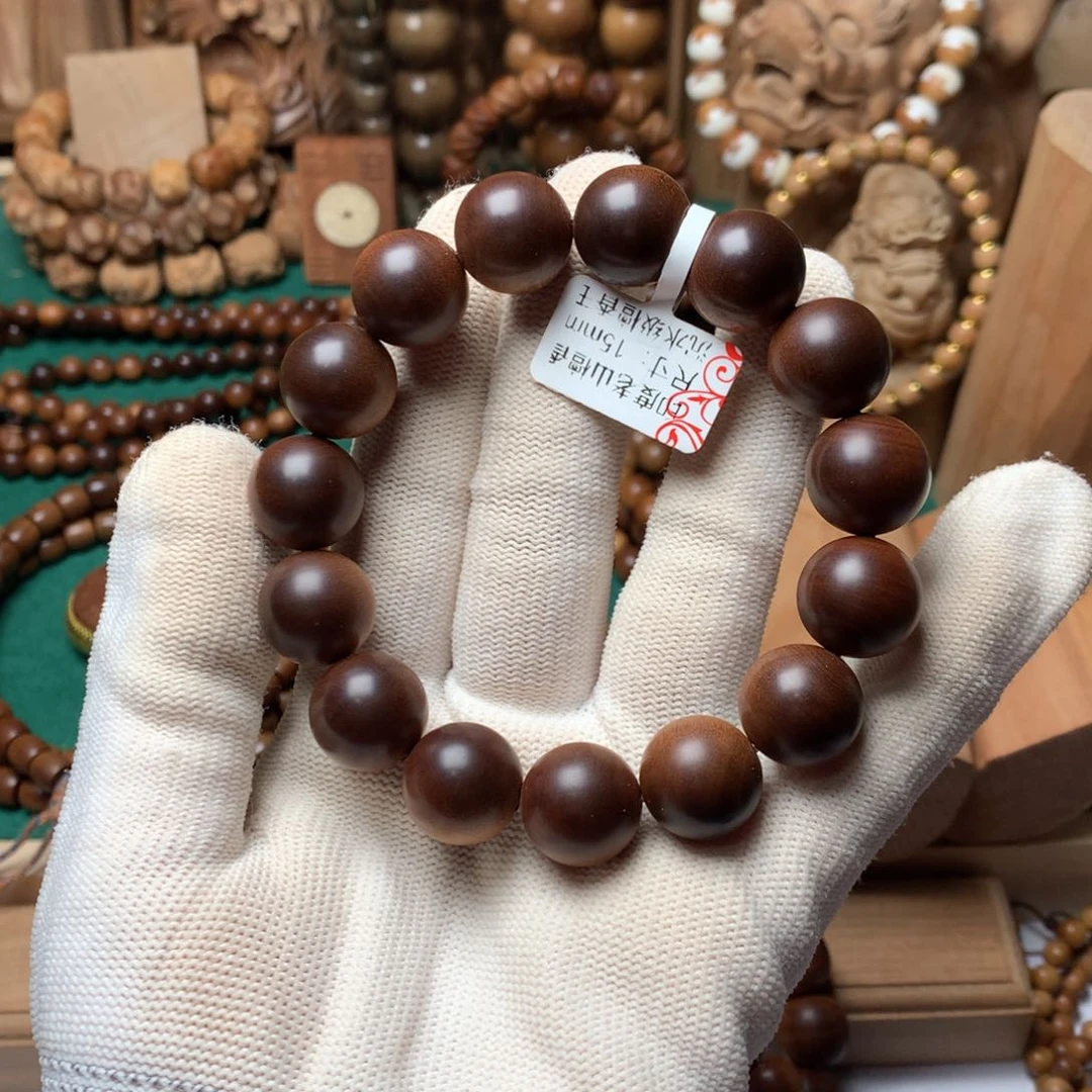 檀香木手串/手链老山檀香1.5沉水